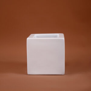 20cm Cube Fiberglass Pot