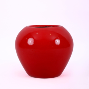 Apple Shape Fiberglass Pot