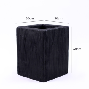 Small Cube Design Fiberglass Pots