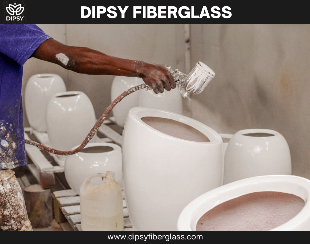 Dipsy Fiberglass Flower pot