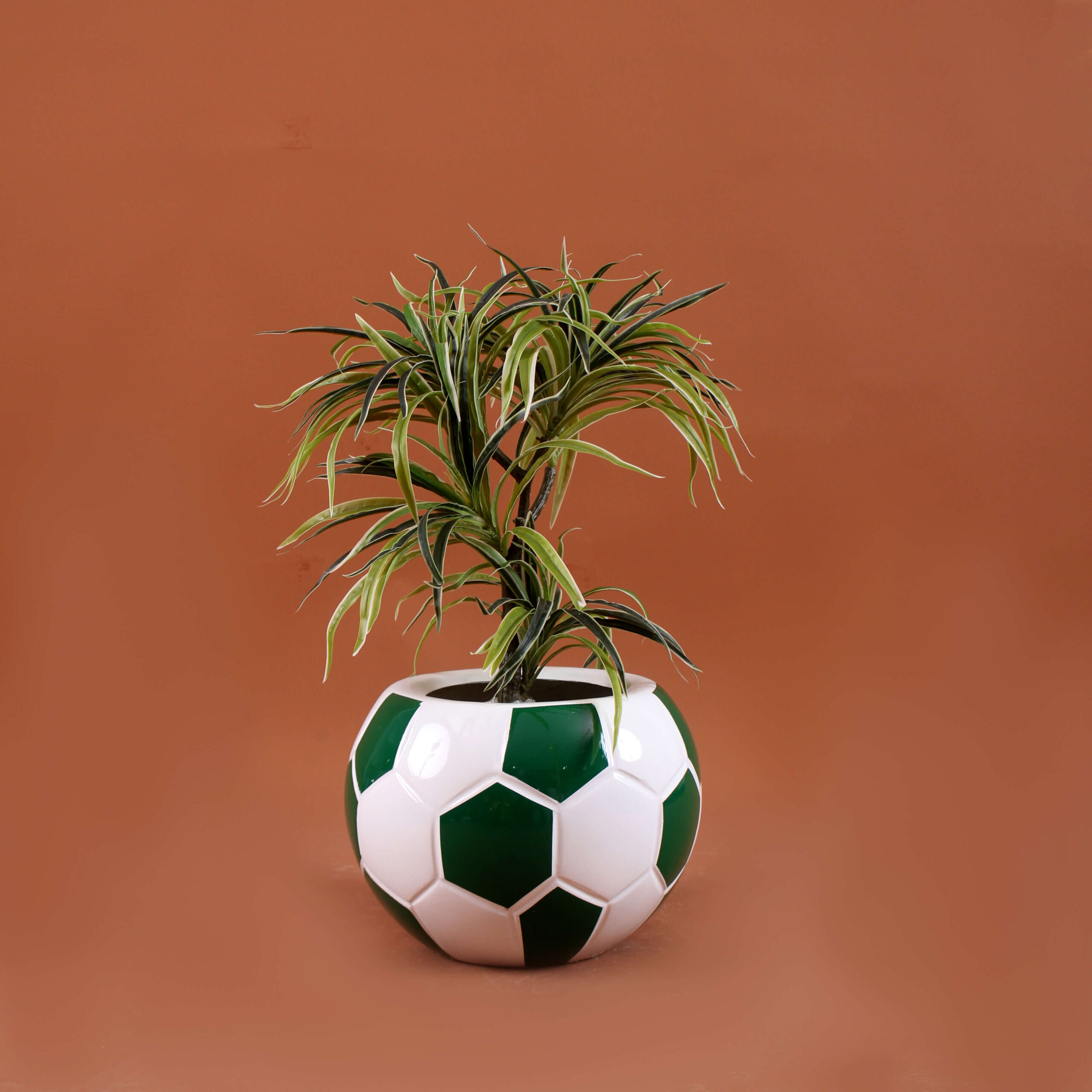 Football Fiberglass Pot