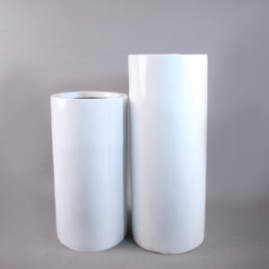 cylinder fiberglass planters